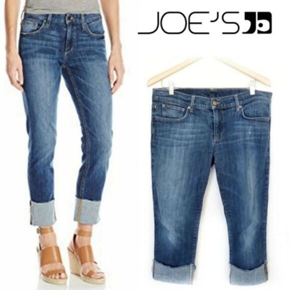 Joe's Jeans Rolled Cuff Best Friend Fit - Size 25/26 - Picture 1 of 11
